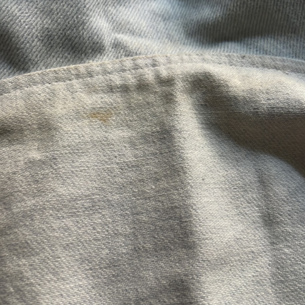APIECE APART FLORIAN DENIM RUFFLE OFF-SHOULDER SMOCK TOP 2 - Picture 7 of 11